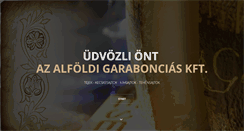 Desktop Screenshot of garabonciassajt.hu